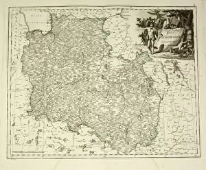 Map of Pskov Governorate, 1792