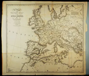 Map of the Roman provinces in times of Hadrian, printed in London in 1815 Map of the Roman provinces in times of Hadrian, printed in London in 1815