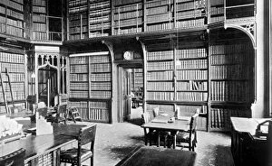 Arnold Wright Gallery: Map Room, House of Commons Library, Palace of Westminster, London, c1905