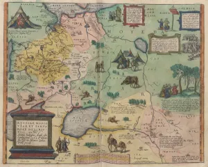 Early Rus Prints: Map of Russia (From: Theatrum Orbis Terrarum), 1573. Artist: Ortelius, Abraham (1527-1598)