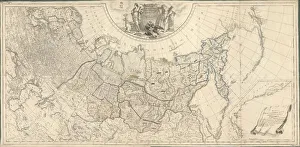 Images Dated 30th September 2021: Map of the Russian Empire Divided Into Forty-One Governments, 1796