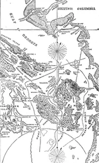 Islands Prints: Map of the San Juan Archipelago