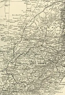 Occupied Territory Gallery: Map of the Seat of War, 1901. Creator: Unknown
