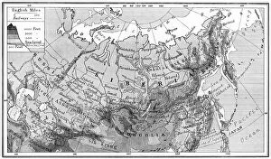 Map of Siberia, c1923