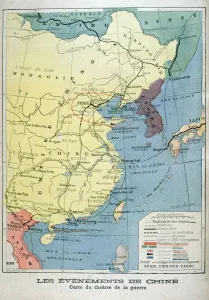 Boundary Prints: Map of the theatre of the war in China, 1900