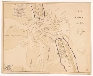Islands Prints: Map of Vlieland, Terschelling and the surrounding sandbanks