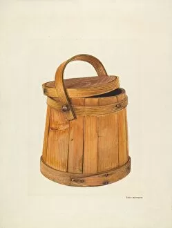 Chris Makrenos Gallery: Maple Sugar Bucket, c. 1940. Creator: Chris Makrenos
