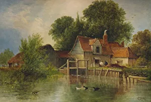 Landing Stage Prints: Mapledurham, c1863, (1938). Artist: Caroline Fanny Williams