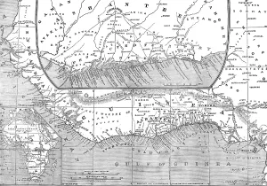 Slave Trade Prints: Maps of Africa, Upper Guinea, and the Gold Coast