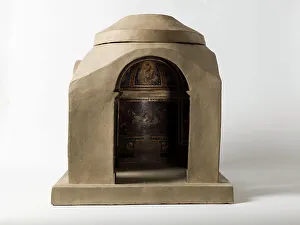 Maquette Prints: Maquette du décor de la chapelle des Morts (dite chapelle des Ames) église Notre-Dame