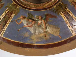 Tympanum Prints: Maquette du décor de la chapelle des Morts (dite chapelle des Ames) église Notre-Dame