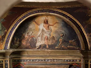 Plaster Prints: Maquette du décor de la chapelle des Morts (dite chapelle des Ames) église Notre-Dame