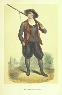 Nanteuil Celestin Prints: Maragato from the area of the Astorga, 1848. Creator: Clerman