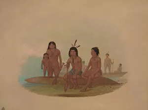 Canoe Gallery: Marahua Indians, 1854 / 1869. Creator: George Catlin