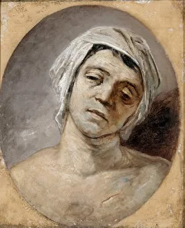 Assassination Gallery: Marat assassiné, ca 1794. Creator: David, Jacques Louis (1748-1825)