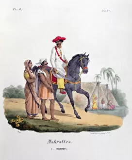 Marathas, 1828. Artist: Marlet et Cie
