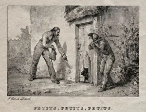 Horace Vernet Collection: Marauders (Maraudeurs. Petits! Petits! Petits!). Creator: Horace Vernet (French, 1789-1863)