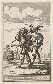 Two Marauders, mid to late 17th century. Creator: Abraham Bosse