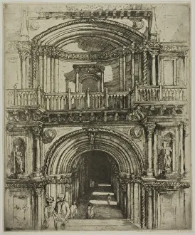 Passage Prints: In the Marble City, 1909. Creator: Donald Shaw MacLaughlan