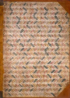 Marble endpaper, 1950s. Creator: English School (20th Century)