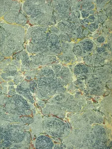 Marble endpaper, 1950s. Creator: English School (20th Century)
