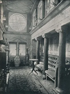 Carpet Prints: Marble Hall at No 1 Holland Park, 1898. Artist: Philip Webb