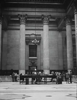 Custom House Prints: Marble hall of the Custom House