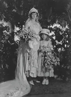 Young Girl Prints: Marble, Mrs. (Miss Morrison), and child