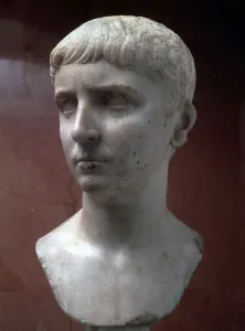 Marble portrait bust of Gaius Julius Caesar, 1st half of 1st century Marble portrait bust of Gaius Julius Caesar, 1st half of 1st century