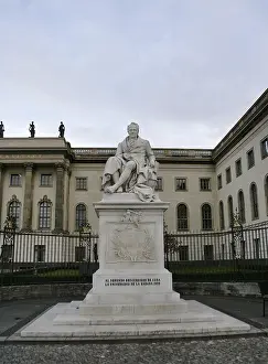 Heritage Prints: Marble statue of Alexander von Humboldt