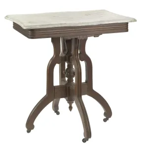 Smalls Robert Prints: Marble-top table from the home of Robert Smalls, 1875. Creator: Unknown