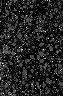 Marbled Prints: Marbling, 1874. Creator: Unknown