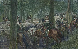 Foraging Prints: Marbots Soldiers Foraging On the Retreat, 1896