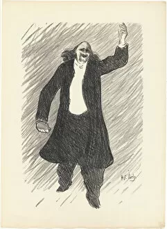 Belle Epoque Gallery: Marcel Legay, from Le Café-Concert, 1893. Creator: Henri-Gabriel Ibels