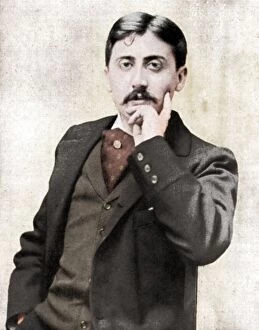 Intellectual Collection: Marcel Proust, French intellectual, novelist, essayist and critic, late 19th-early 20th century