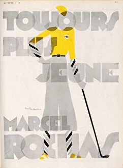 Poster Collection: Marcel Rochas. Toujours plus jeune, 1930. Creator: Valentin, Paul (active 1920-1930s)