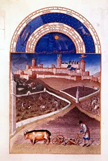 Vine Gallery: March, 1412-1416. Artist: Paul Limbourg
