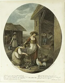 F Bartolozzi Prints: March, August 20, 1793. Creator: Francesco Bartolozzi