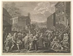 March Gallery: The March to Finchley-A Representation of the March of the Guards towards Scotla... June 12, 1761