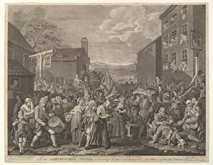March Gallery: The March to Finchley-A Representation of the March of the Guards towards Scotla... June 12, 1761