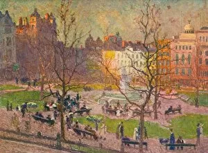 March Sunshine, Leicester Square, c1914. Artist: Emile Claus