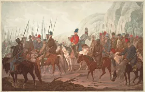 Cossack Prints: March of Ural Cossacks through Bohemia in July 1799