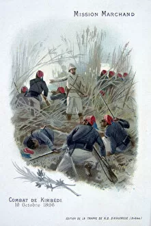 Colonel Marchand Gallery: The Marchand expedition: fighting at Kimbedi, Congo, 19 October 1896