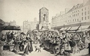 Leopold Prints: The Marche des Innocents, 1915. Artist: Leopold Flameng
