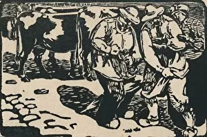 Auvergne Collection: Marche En Auvergne - From Au Pied Des Puys, 1919. Artist: Maurice Busset
