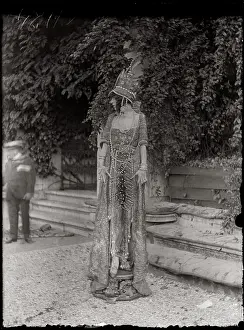 Marchesa Luisa Casati at Palazzo Venier dei Leoni, 1913. Creator: Fortuny y Madrazo, Mariano (1871-1949)