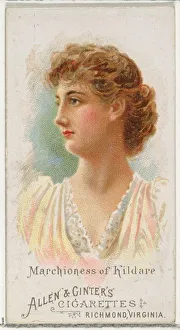 Marchioness Prints: Marchioness of Kildare, from Worlds Beauties, Series 1 (N26) for Allen &amp