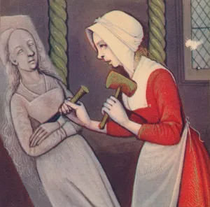 Chisel Prints: Marcia - Vierge Perpetuelle, 1403, (1939). Artist: Master of Berrys Cleres Femmes