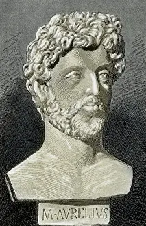 Marcus Aurelius, 1882. Creator: Joan Serra y Pausas