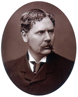 Woodburytype Prints: Marcus Stone, artist and Associate of the Royal Academy, 1882. Creator: Lock & Whitfield
